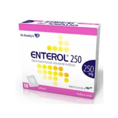 Enterol 250 mg, 10 plicuri, Dr. Reddys (Farmacia XMED)